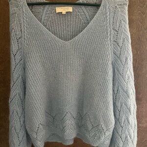 Sezane Diane Jumper Sweater in Powder Blue